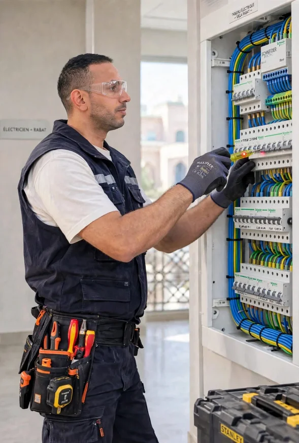 Intervention sur tableau électrique